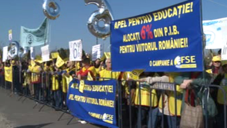 Studentii din Iasi ies la proteste. Vor cresterea finantarii sistemului educational Imagine