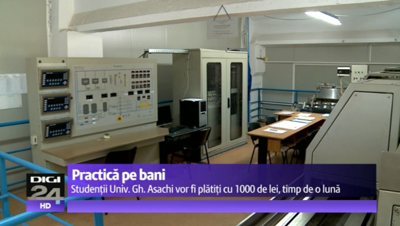 Studentii in practica vor primi 1000 de lei la Universitatea Gheorghe Asachi din Iasi Imagine