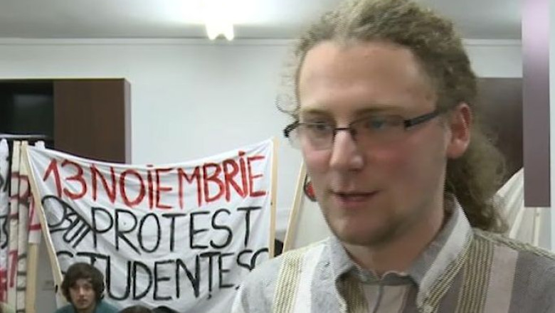 Studentii, protest la Timisoara pentru cele 6% din PIB pentru Educatie Imagine