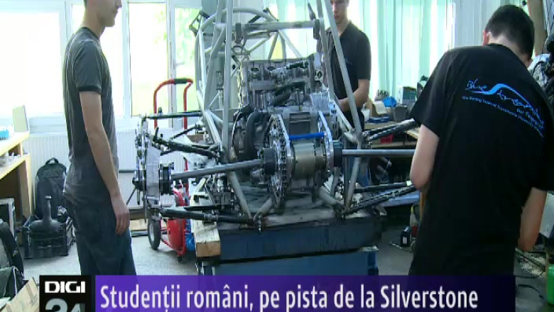 Studentii romani, pe pista de la Silverstone  Imagine