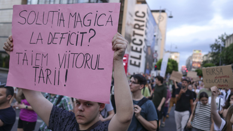 Studentii se alatura protestului sindicalistilor din educatie si anunta manifestatii daca Guvernul nu da inapoi Imagine