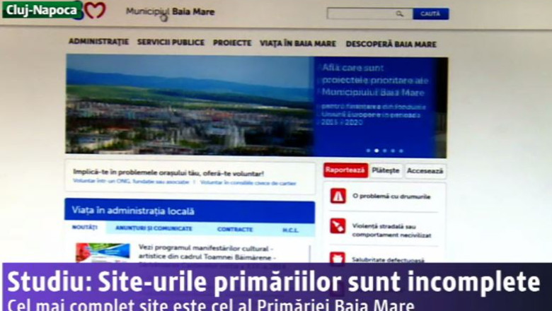 Studiu: Site-urile primariilor sunt incomplete Imagine