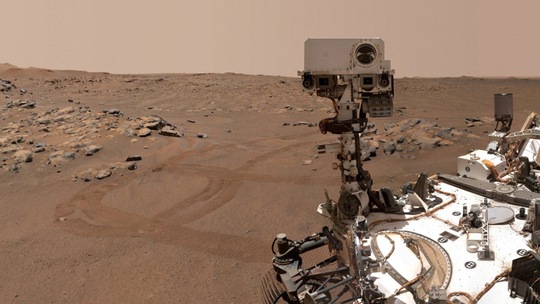 STUDIU Viata pe Marte a fost posibila in trecutul indepartat. Ce a descoperit roverul Curiosity Imagine