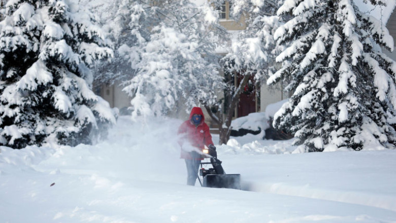 SUA: -50 de grade Celsius resimtite din cauza vantului. Curentul de aer polar aduce ger naprasnic, ninsori si ploi cu gheata Imagine