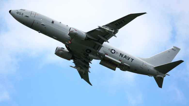 SUA au trimis chiar in coasta Rusiei aeronave avansate care „vaneaza” submarine. Ce pot face avioanele P-8 Poseidon Imagine