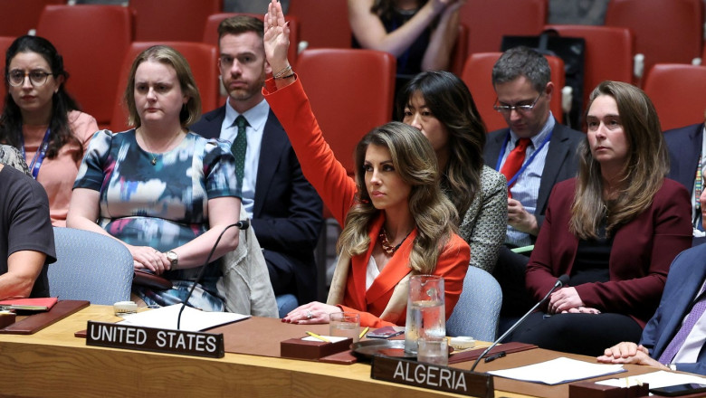 SUA blocheaza pentru a sasea oara rezolutia ONU pentru incetarea focului in Fasia Gaza Imagine