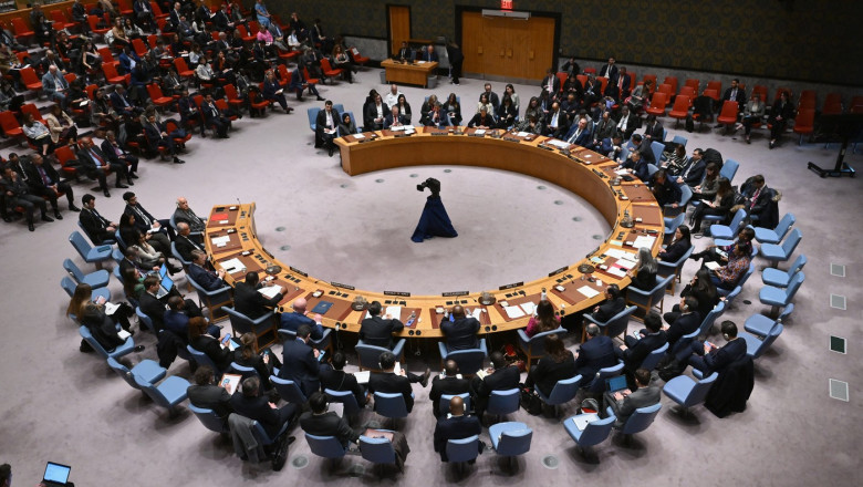 SUA blocheaza pentru a treia oara rezolutia ONU de incetare a focului in razboiul Israel-Hamas din Fasia Gaza Imagine