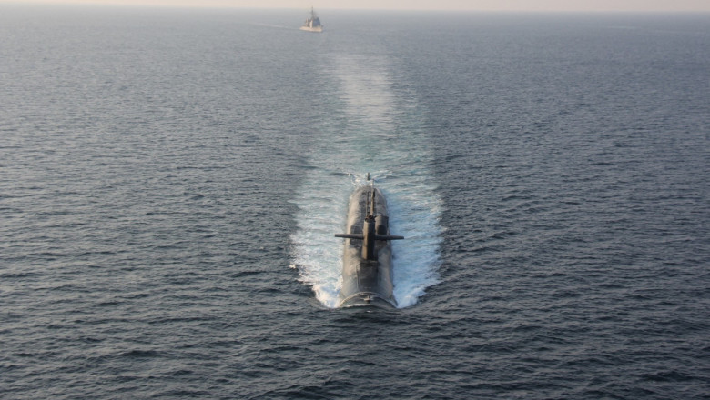 SUA trimit un submarin nuclear si un portavion in Orientul Mijlociu, pe fondul tensiunilor dintre Israel si Iran Imagine