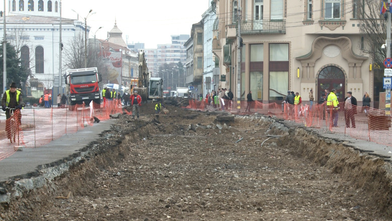 Subventii pe timpul lucrarilor din Piata Unirii Imagine