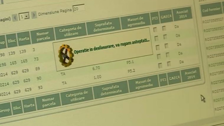 Subventiile pentru fermieri intarzie din cauza unui program de 14 milioane de euro care se blocheaza constant Imagine