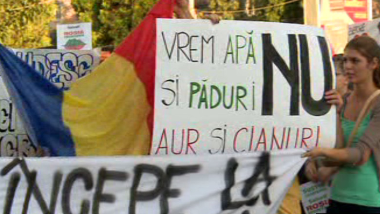 Suceava s-a alaturat miscarii ”Salvati Rosia Montana” Imagine