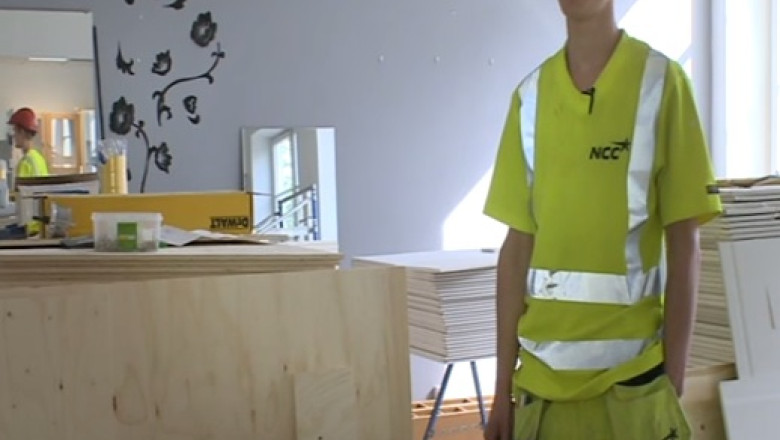 Suedia. Un absolvent de scoala profesionala care monteaza pereti de rigips are salariu de 4.000 de euro Imagine