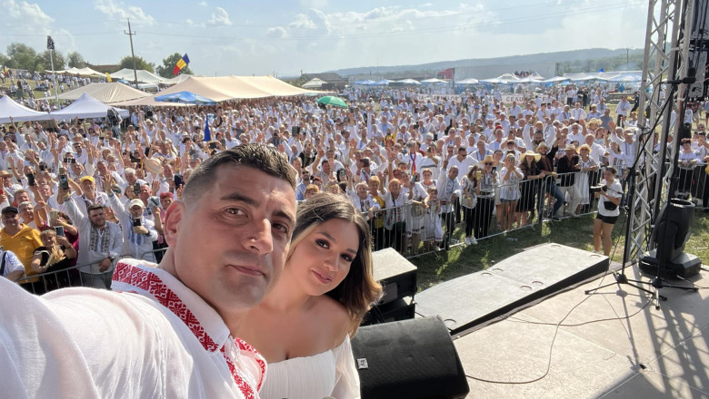 Suma astronomica pe care George Simion a primit-o in dar la nunta. Liderul AUR si-a publicat declaratia de avere Imagine
