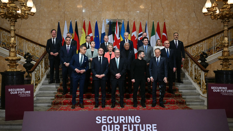 Summit pentru apararea Europei, la Londra. Premierul britanic a prezentat patru pasi conveniti de lideri pentru a ajuta Ucraina Imagine