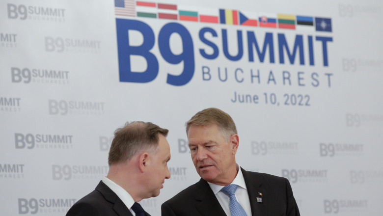 Summitul B9. Joe Biden: „SUA se angajeaza sa apere flancul estic al NATO”. Iohannis: „Riscurile de securitate sunt in crestere” Imagine
