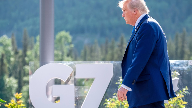 Summitul G7: Trump spune ca trebuie sa se intoarca la Washington „cat de repede poate” pentru a gestiona situatia din Orientul Mijlociu Imagine