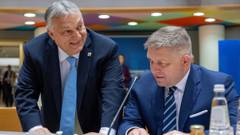 Summitul UE. Cum a fost convins Robert Fico, premierul Slovaciei, sa nu faca front comun cu Viktor Orban Imagine