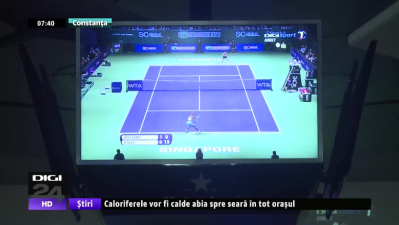 Suporterii, cu ochii pe Simona. La Constanta, fanii tenismanei au urmarit finala cu sufletul la gura Imagine