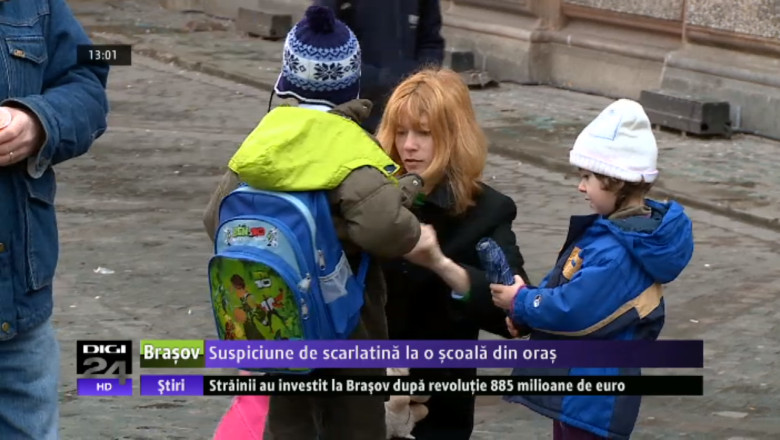 Suspiciune de scarlatina la una dintre scolile gimnaziale din oras Imagine