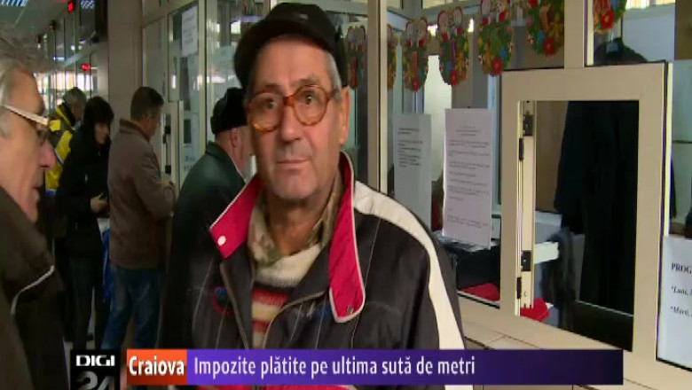 Sute de craioveni isi platesc impozitele pe ultima suta de metri Imagine