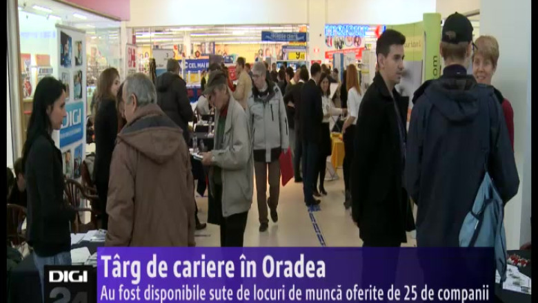 Sute de locuri de munca oferite la targul de cariere din Oradea Imagine