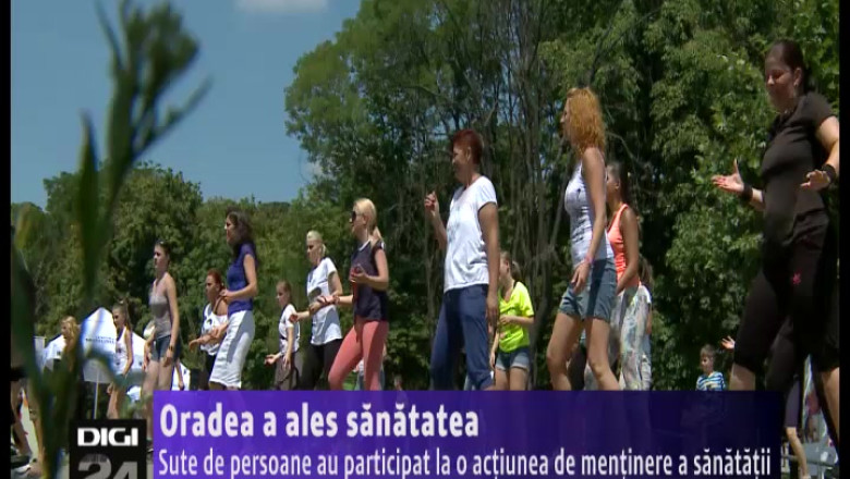 Sute de persoane au participat la o actiune de mentinere a sanatatii in Oradea Imagine