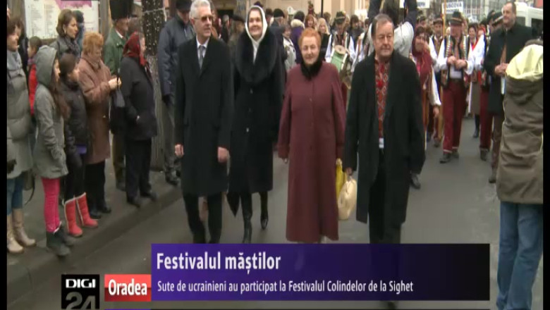 Sute de ucrainieni au participat la Festivalul colindelor de la Sighet Imagine