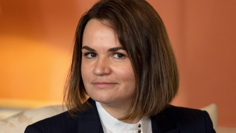 Svetlana Tihanovskaia, lidera opozitiei din Belarus, a fost condamnata in lipsa la 15 ani de inchisoare Imagine