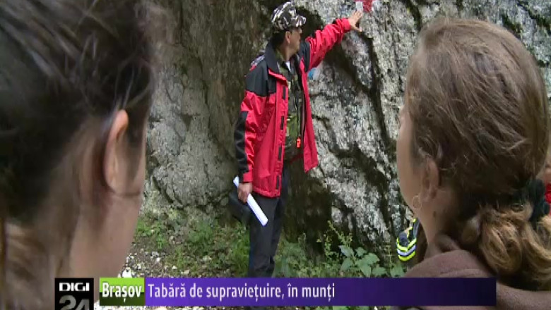 Tabara de supravietuire, in munti Imagine