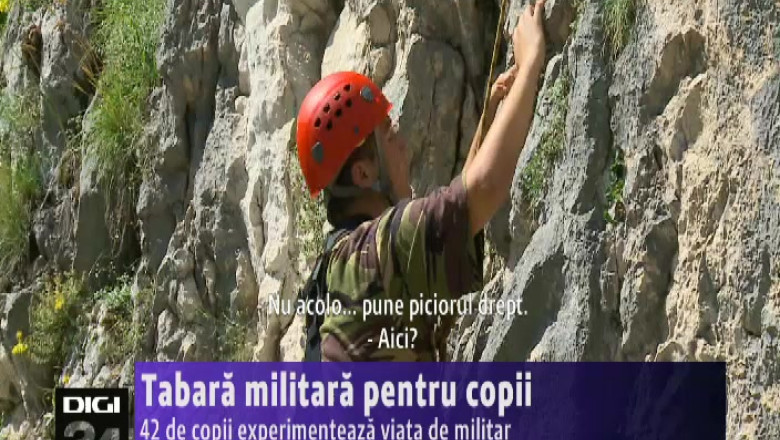 Tabara militara gratis pentru copii, in Brasov Imagine