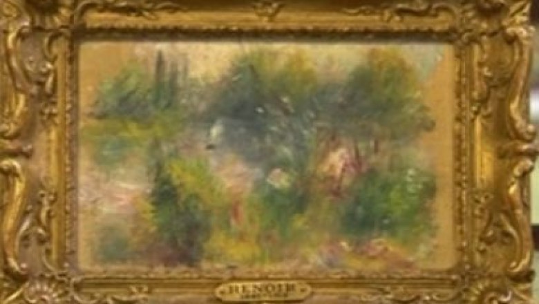 Tablou de Renoir, cumparat cu 7 dolari. Pictura trebuie retunata muzeului din care fusese furata in 1951 Imagine