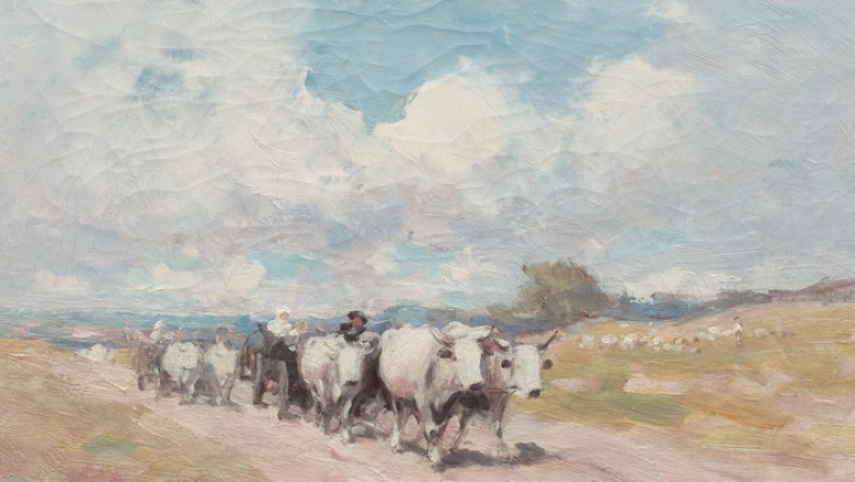 Tablouri de o jumatate de milion de euro, la Oradea. 23 de tablouri semnate de Tonitza sau Grigorescu, expuse timp de 4 ore Imagine