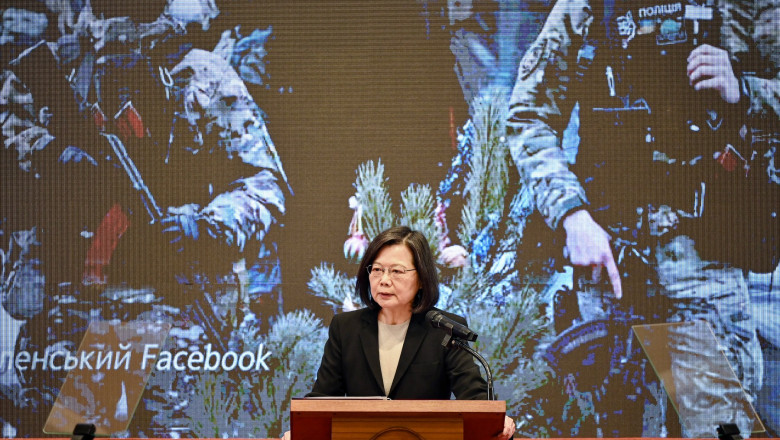 Taiwan isi va intari legaturile militare cu SUA, anunta presedinta Tsai Ing-wen Imagine