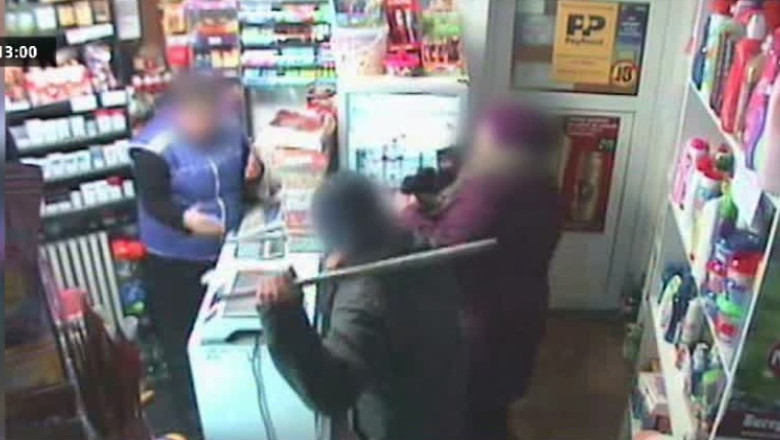 Talharie surprinsa de camerele de supraveghere Imagine