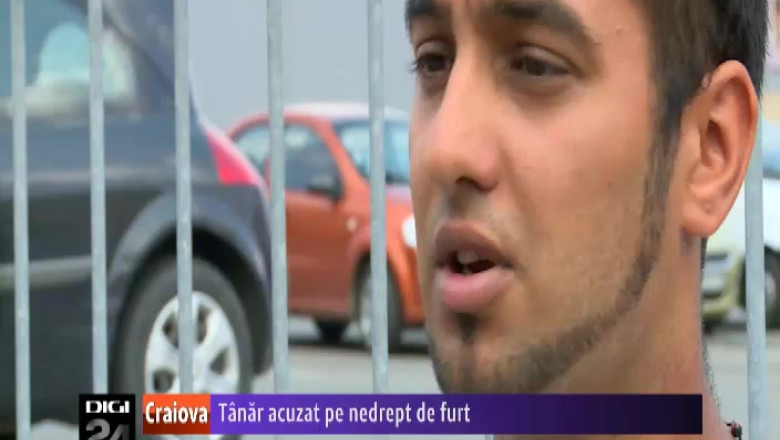 Tanar acuzat pe nedrept de furt, la Craiova Imagine