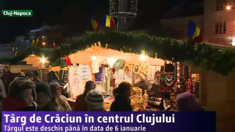 Targ de Craciun in centrul Clujului Imagine