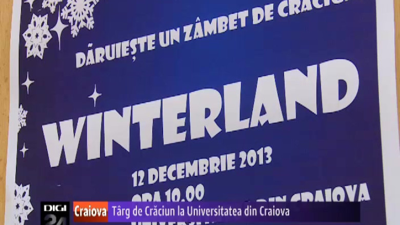 Targ de Craciun la Universitatea din Craiova   Imagine