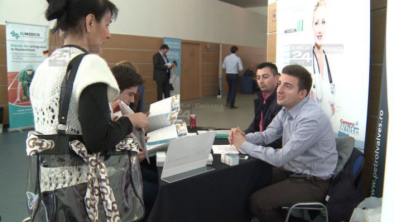 Targ de joburi medicale la Timisoara: posturile de peste hotare, bine platite, atrag, in ciuda compromisurilor Imagine