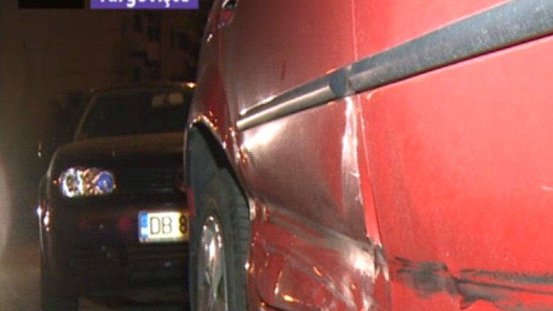 Targoviste. A lovit doua masini si a fugit. Soferul conducea un autoturism inmatriculat in Bulgaria Imagine