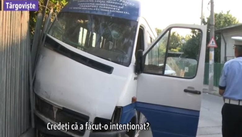 Targoviste. Soferul de microbuz le-a spus pasagerilor: Nu va grabiti, oricum veti muri Imagine