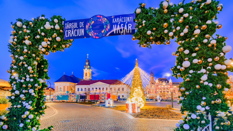 Targul de Craciun din Oradea se deschide pe 29 noiembrie. Vor fi evenimente tematice de sarbatori in doua locatii din oras Imagine