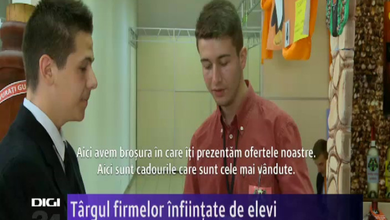 Targul firmelor infiintate de elevi Imagine