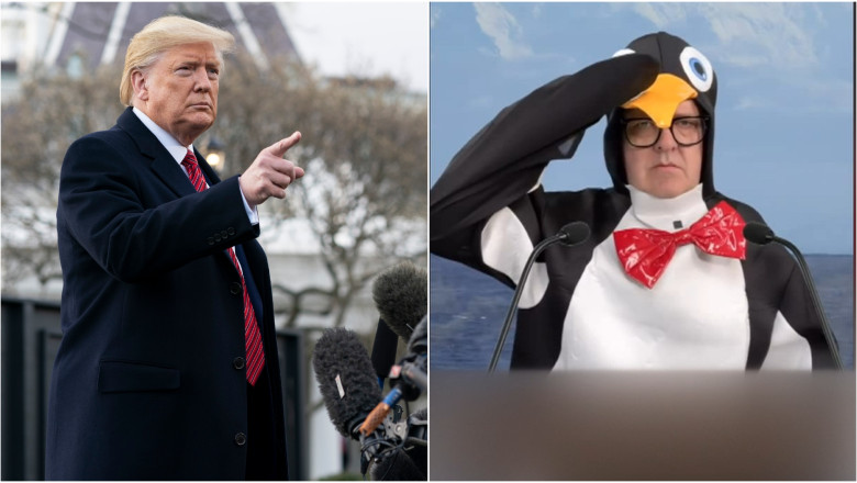 Tarifele impuse de Trump unui teritoriu locuit doar de pinguini au starnit glume online: „Suntem pasari in smoching. Nu mai trancani” Imagine