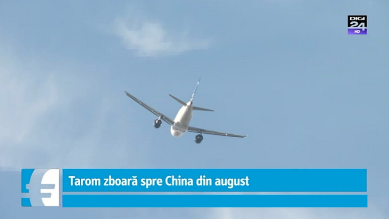 Tarom reia zborurile catre China, pe ruta Bucuresti – Beijing, de doua ori pe saptamana Imagine