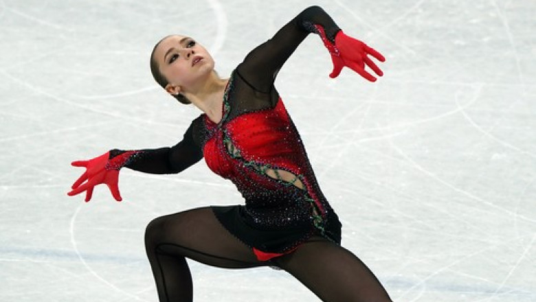 TAS: Patinatoarea rusa Valieva a pus testul antidoping cu rezultat pozitiv pe seama unui desert cu capsuni, preparat de bunicul ei Imagine
