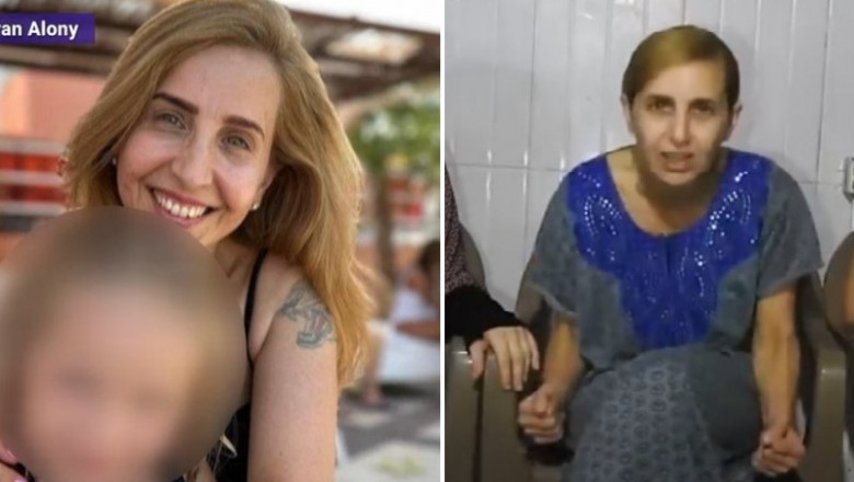 Tatal romancei care vorbeste in clipul cu ostatici publicat de Hamas e convins ca ea a fost fortata sa spuna un text invatat Imagine