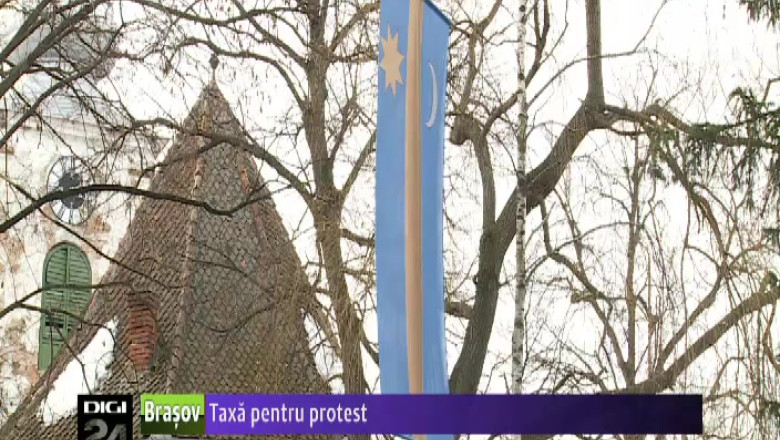 Taxa pentru protest pe drumul national Imagine