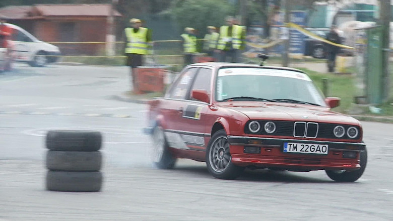 Taxi-drift, la Timisoara Imagine