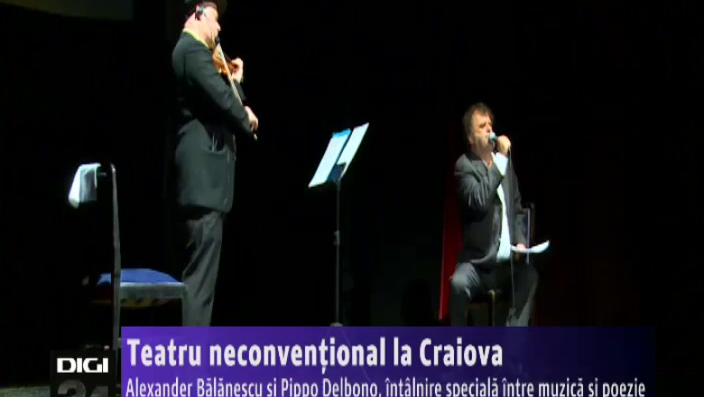 Teatru neconventional la Craiova. Alexander Balanescu si Pippo Delbono, intalnire speciala intre muzica si poezie Imagine