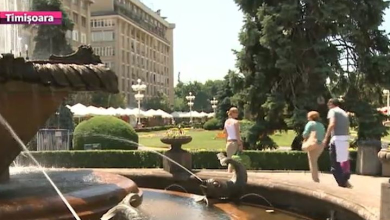 Temperaturi de Cuptor in luna iunie. Cum s-au racorit timisorenii Imagine